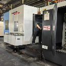 []买下韩国斗山HM805双工位卧加工作台mm，一度一分BT50.